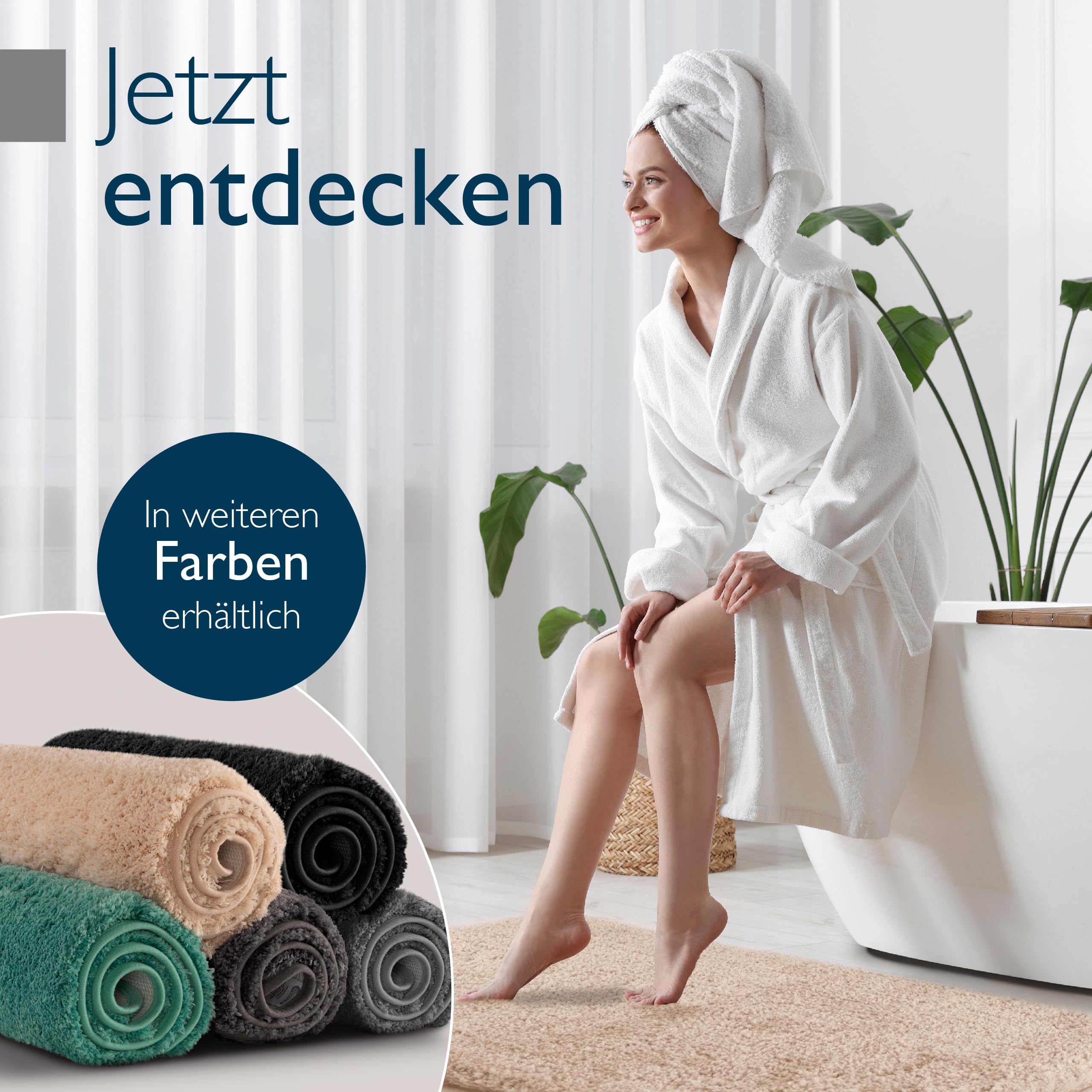 Beautissu Badematte rutschfest BeauMare FL