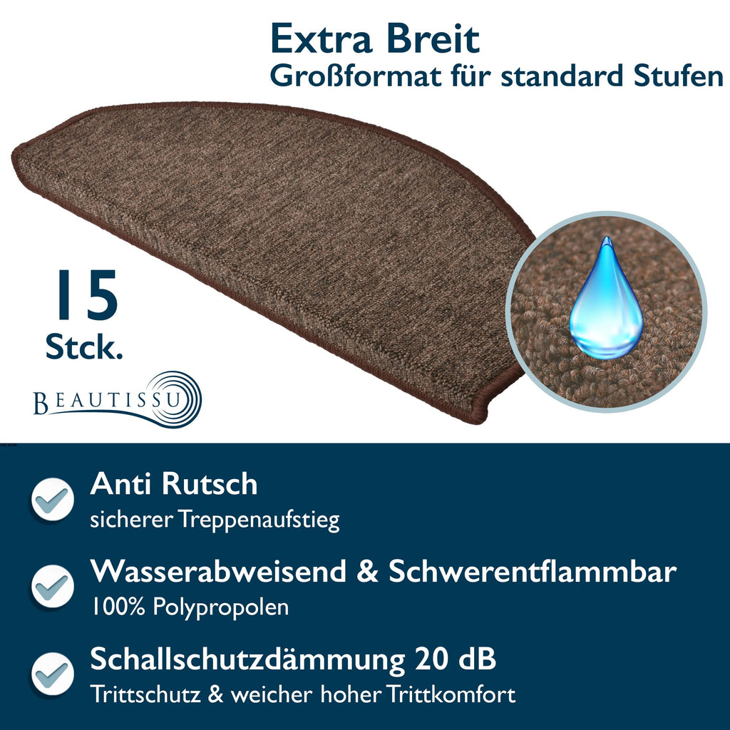 Beautissu XXL Treppenstufen Matten ProStair