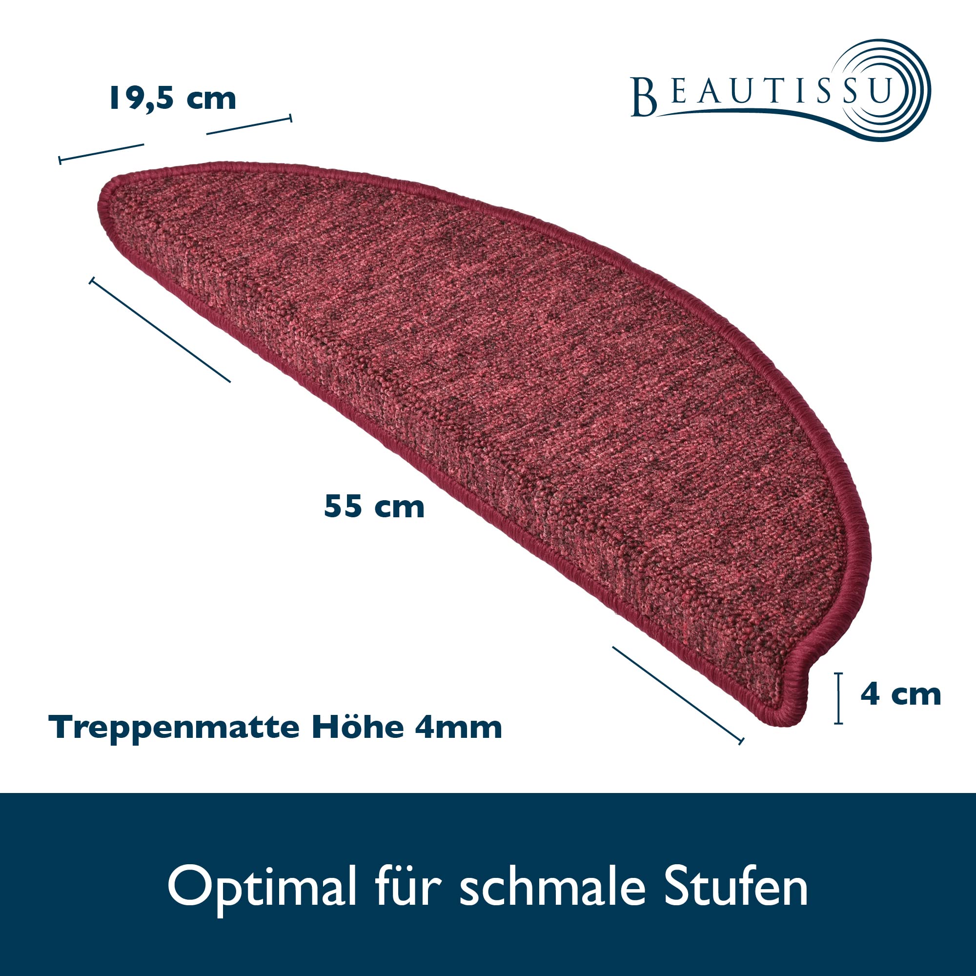 Beautissu XXL Treppenstufen Matten ProStair