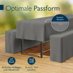 Beautissu Premium Biertischhussen Set – in div. Farben & Größen – Premium M