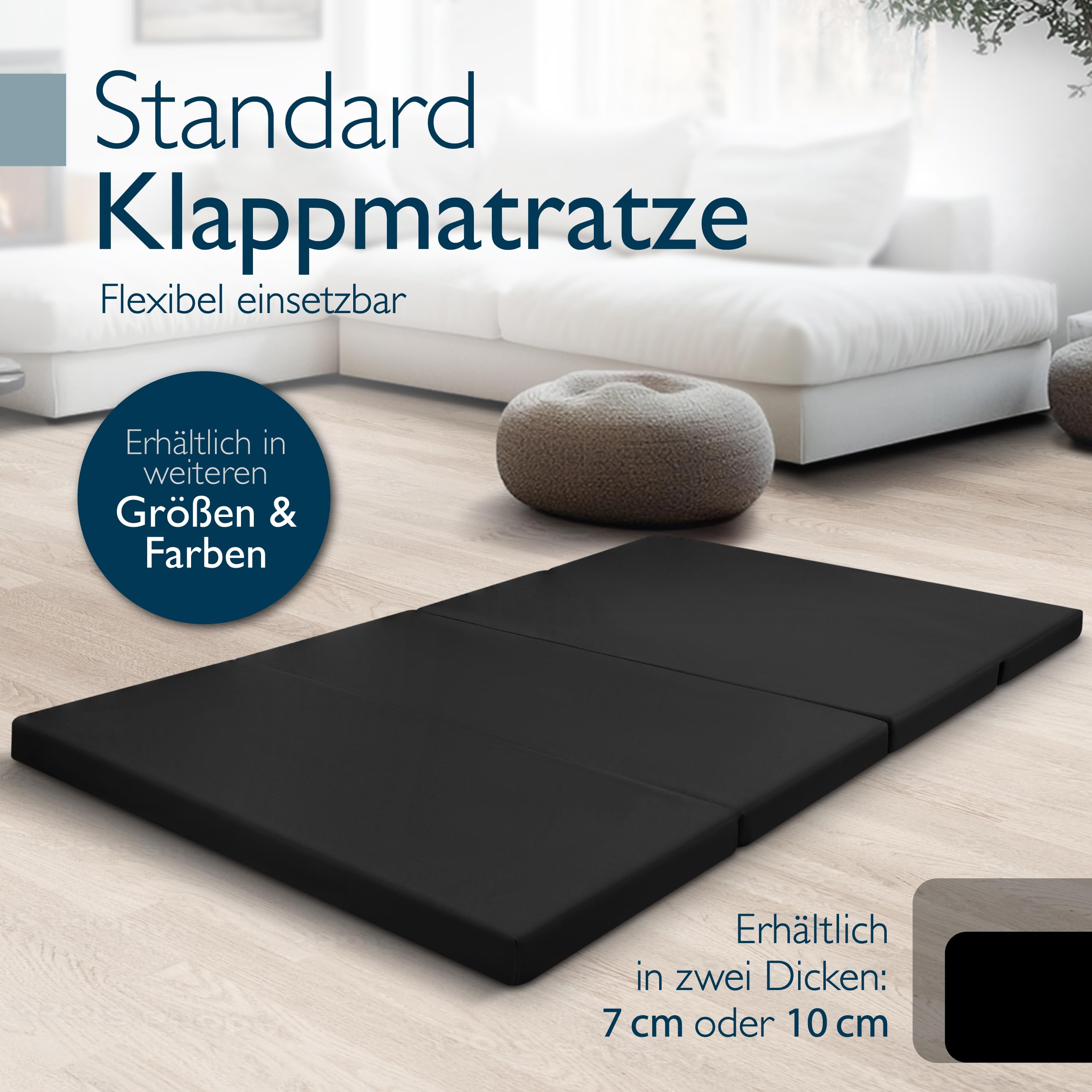 Beautissu Faltbare Matratze Campix