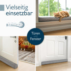 Beautissu Zugluftstopper für Türen & Fenster in div. Farben & Größen – Marin