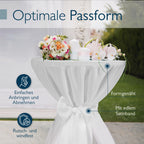 Beautissu Premium Stehtischhusse