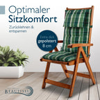 Beautissu 6er Set Premium Hochlehner Auflage Kopfpolster 120x50cm Sun-HL