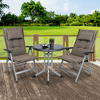 Beautissu Premium Gartenstuhlauflage Hochlehner Set