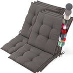 Beautissu Premium Niedriglehner Auflage Gartenstuhl 100x50cm Sun-NL