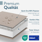 Beautissu Bankauflage 100% Wasserdicht – in div. Farben & Größen – QD-BK
