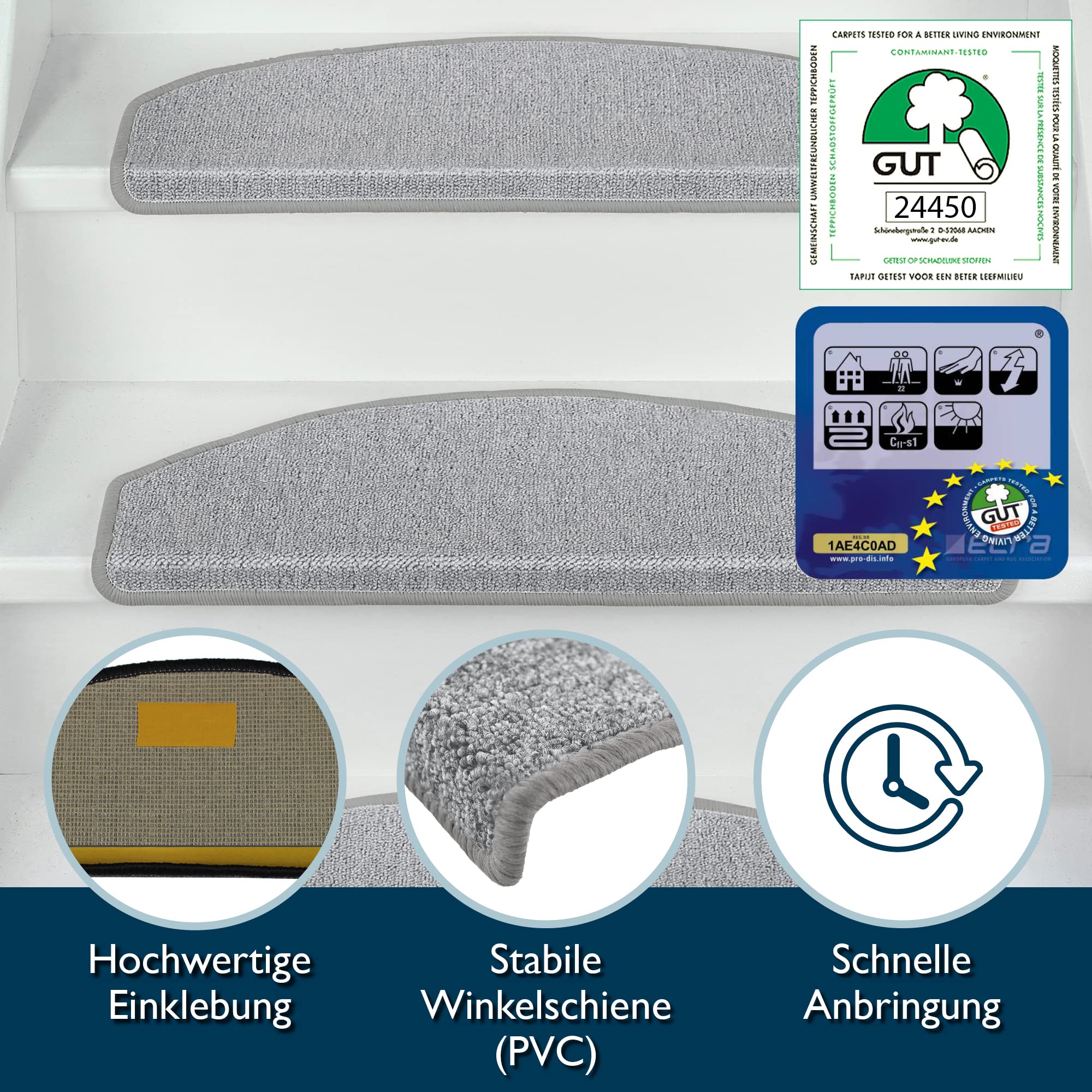 Beautissu XXL Treppenstufen Matten ProStair
