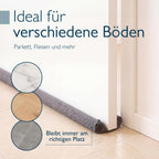Beautissu Doppelter Zugluftstopper für Türen Größe verstellbar Innentür