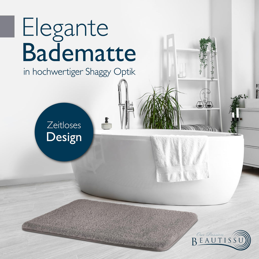 Beautissu Badematte rutschfest BeauMare FL
