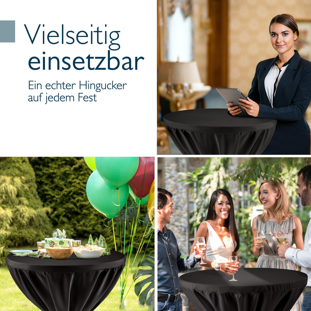 Beautissu Premium Stehtischhusse