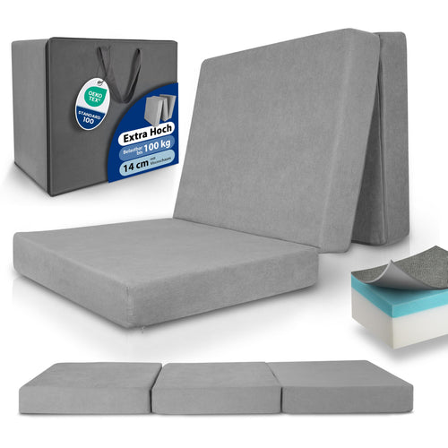 Beautissu Premium XL Klappmatratze  inkl. Tasche