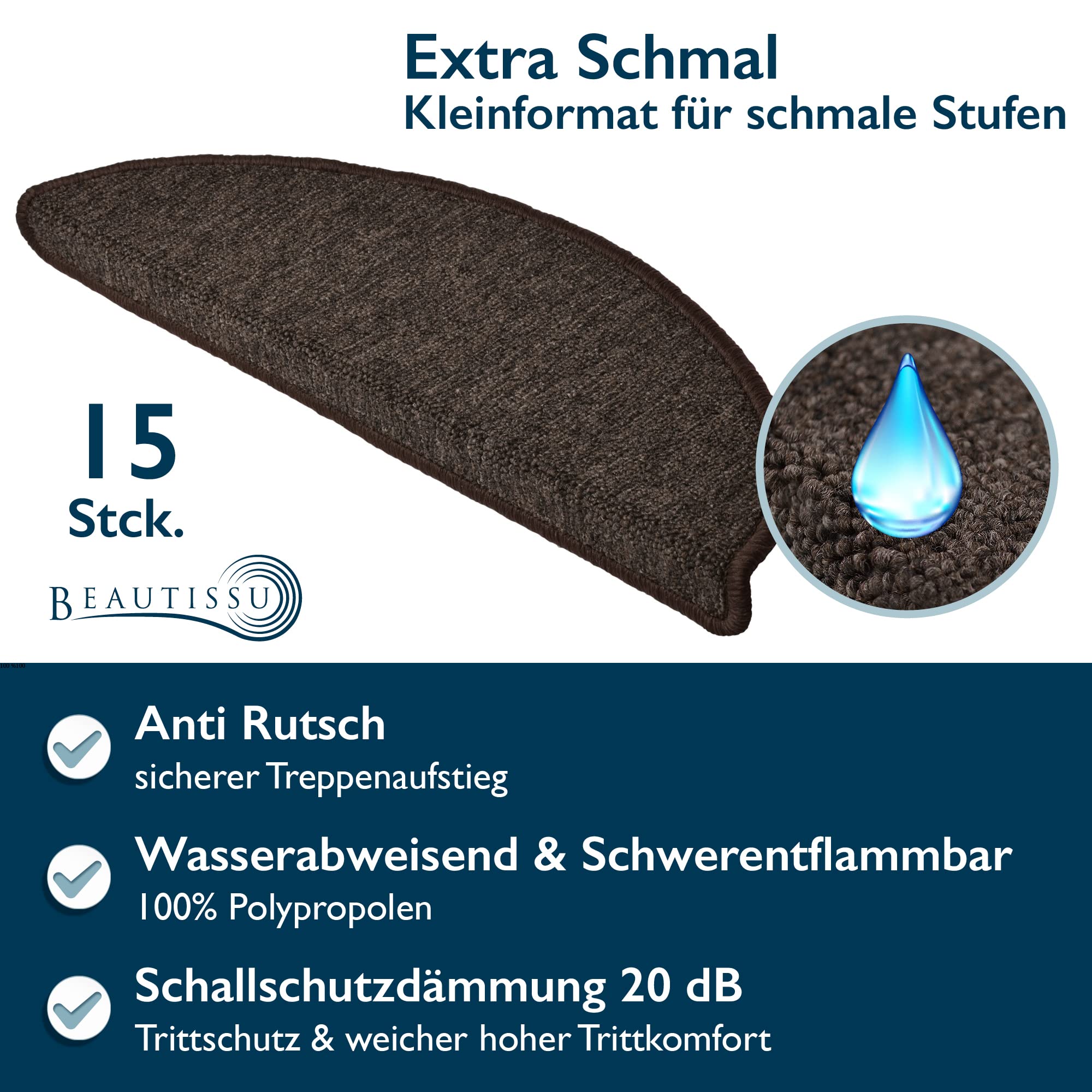 Beautissu XXL Treppenstufen Matten ProStair