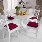 Beautissu 4er Set Sitzkissen 40x40 cm Lisa