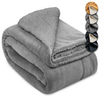Beautissu Sherpa Decke Alina