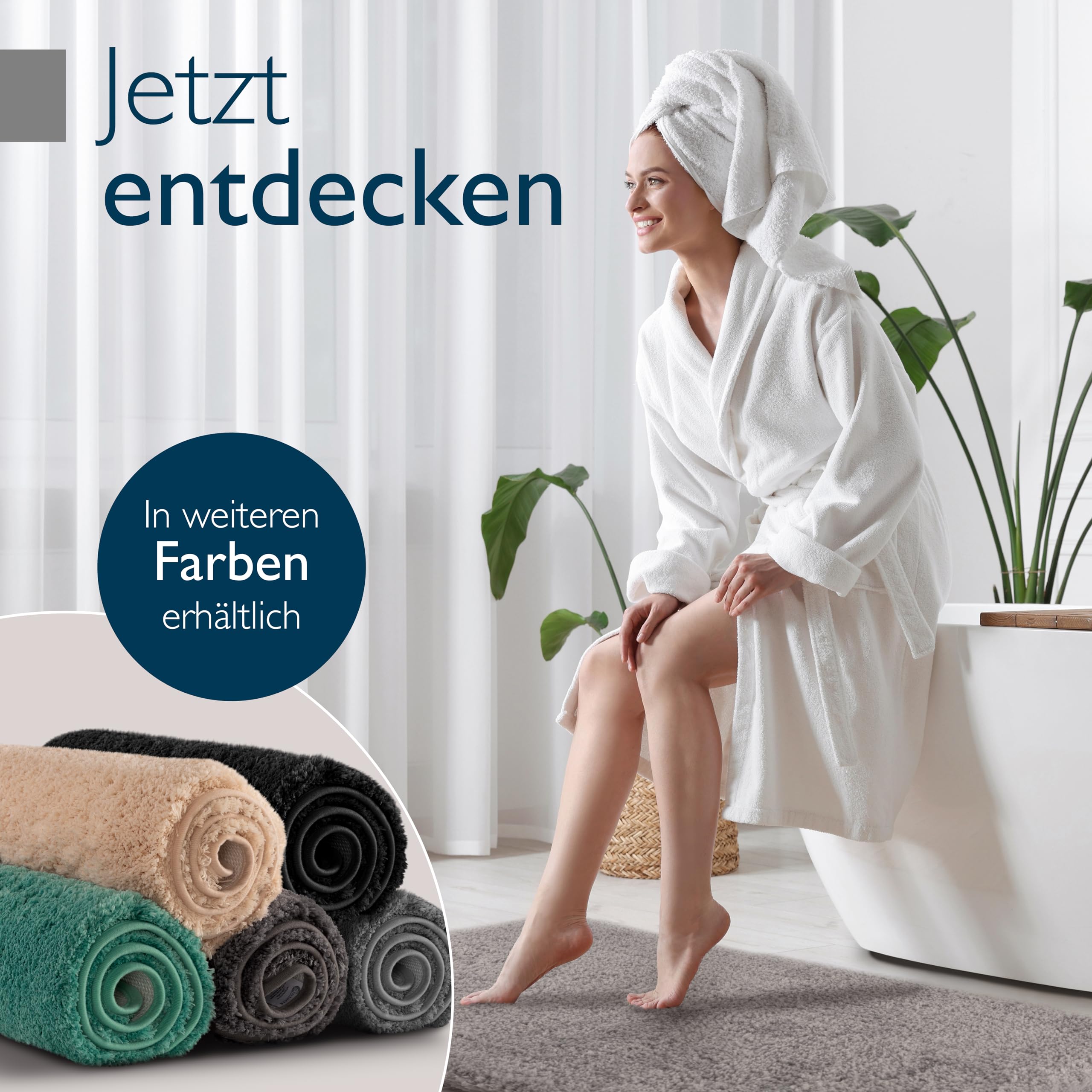 Beautissu Badematte rutschfest BeauMare FL