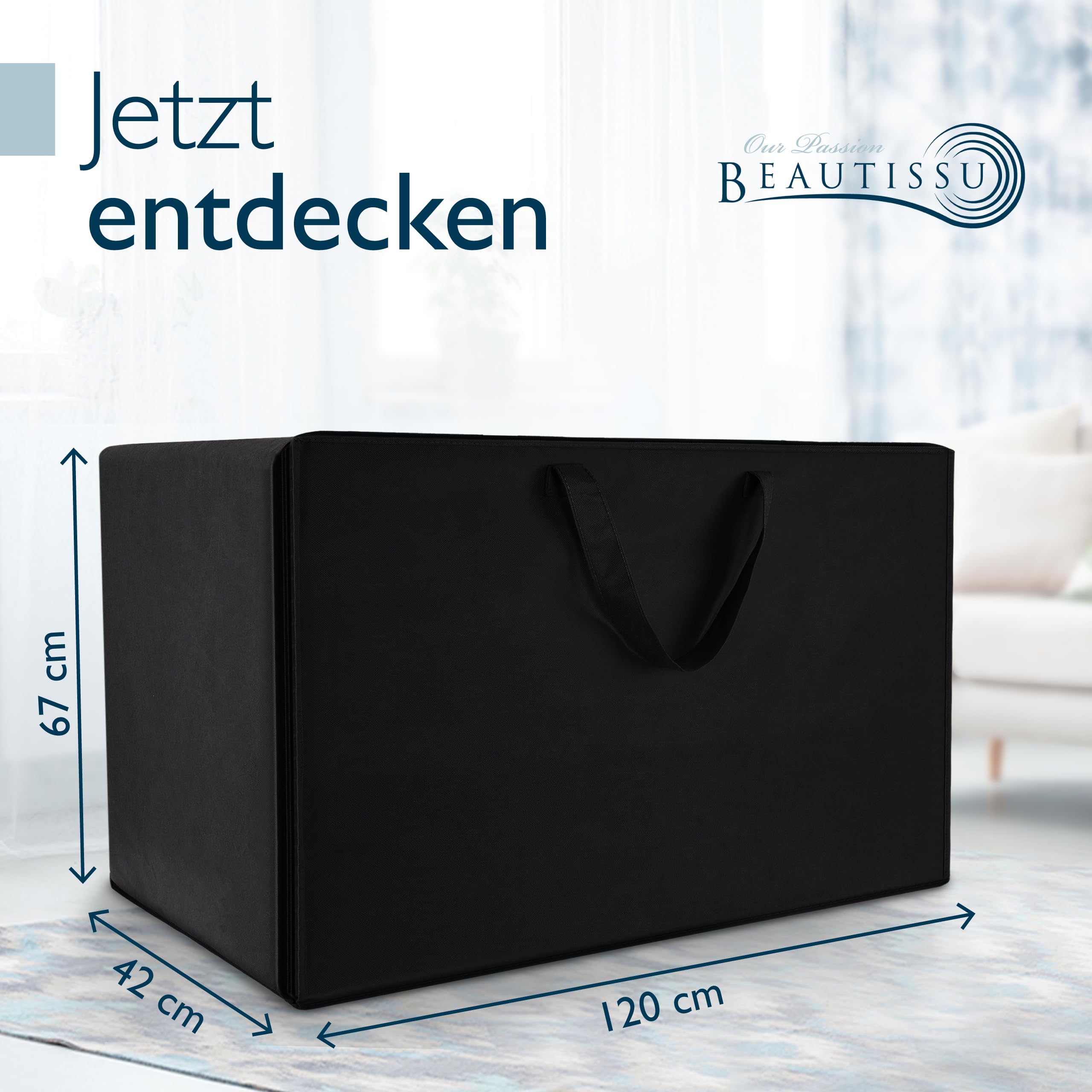 Beautissu Premium XL Klappmatratze  inkl. Tasche