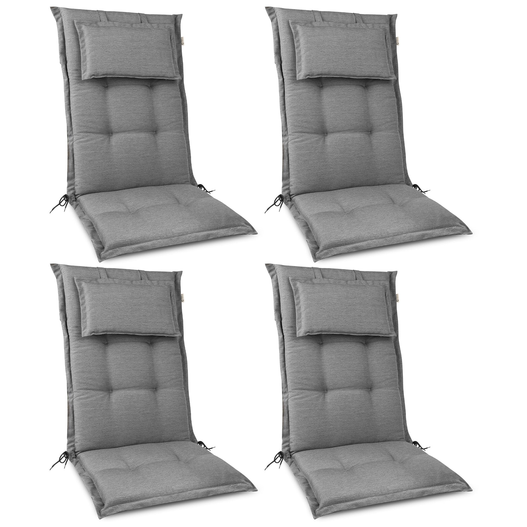 Beautissu Premium Gartenstuhlauflage Niedriglehner 105x50x7cm HighLux NL