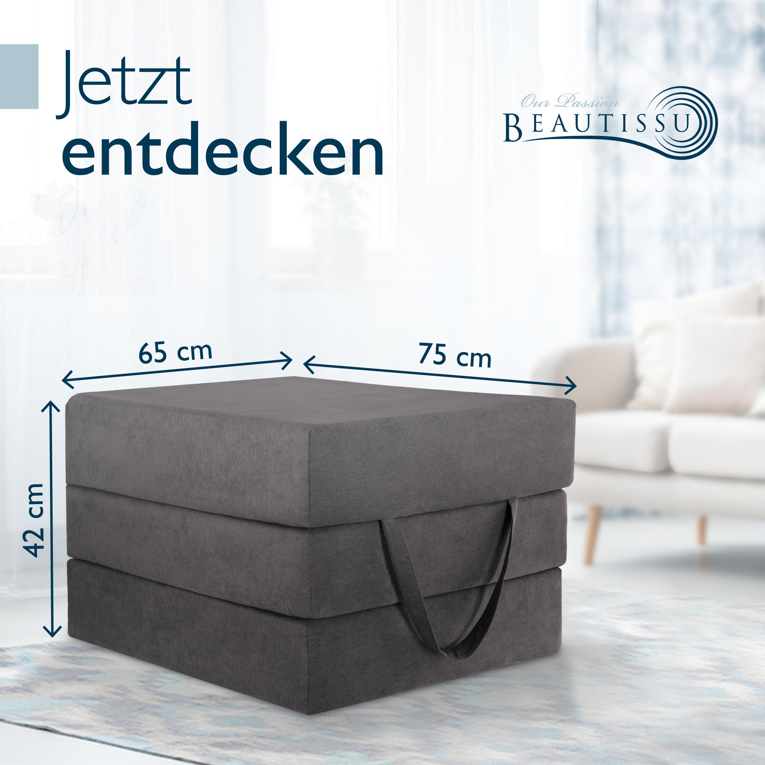 Beautissu Premium L Klappmatratze