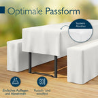 Beautissu Premium Biertischhussen Set – in div. Farben & Größen – Premium M