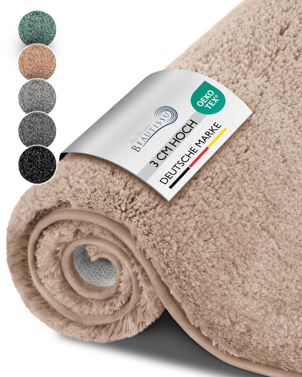 Beautissu Badematte rutschfest BeauMare FL