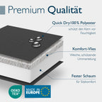 Beautissu Premium Niedriglehner Auflage 100x50cm