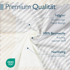 Beautissu Biber Bettwäsche Mira Beige