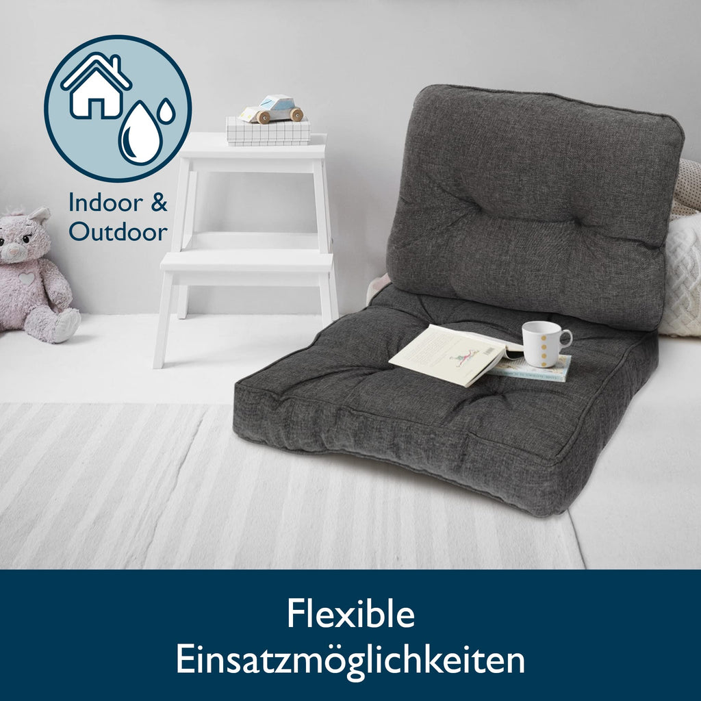 Beautissu Outdoor Loungekissen 60x60cm BeauFlair