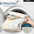 Beautissu Biber Bettwäsche Viola Biber Beige