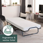 Beautissu Gästebett klappbar 80x200 cm Venetia