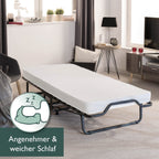 Beautissu Gästebett klappbar 90x200 cm Venetia