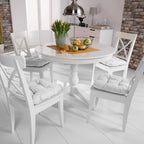 Beautissu 4er Set Sitzkissen 40x40 cm Lisa
