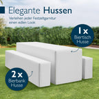 Beautissu 3tlg Biertischhussen Set