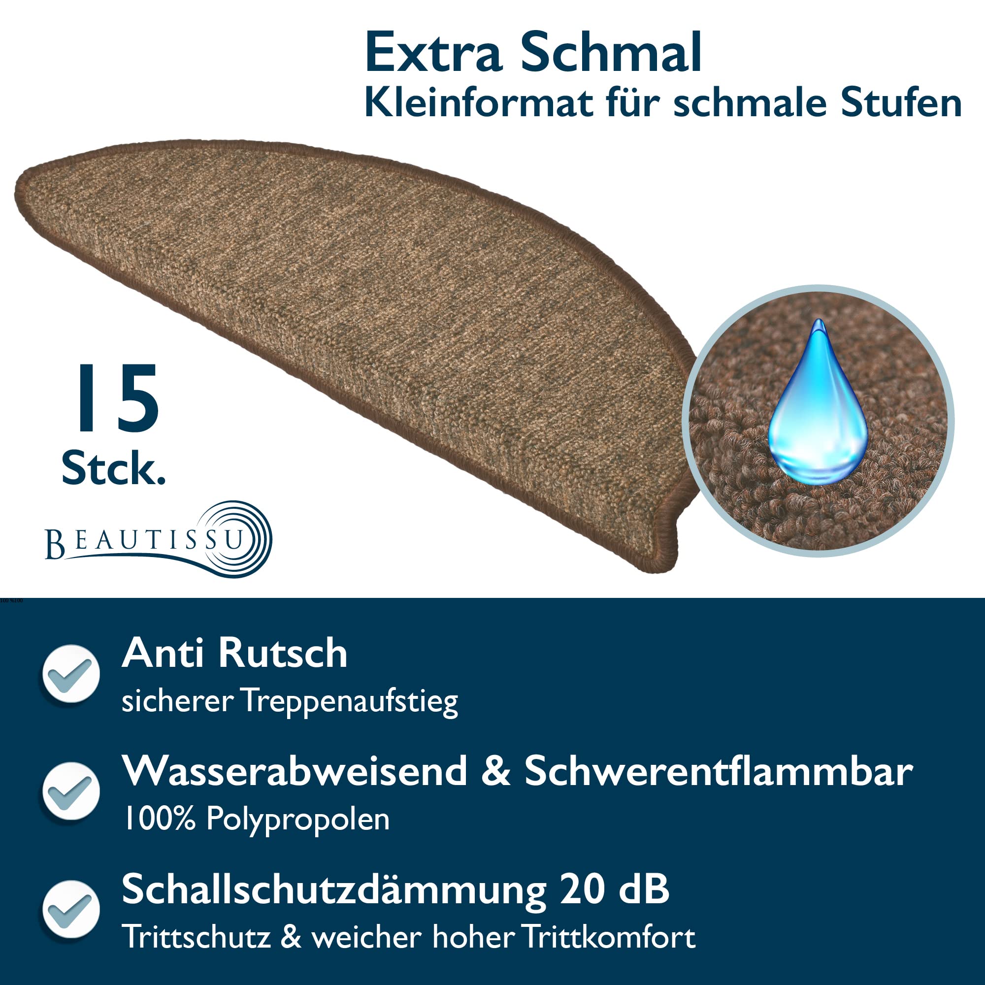 Beautissu XXL Treppenstufen Matten ProStair