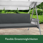 Beautissu Hollywoodschaukel 3 Sitzer Polsterauflagen 2er Set Loft HS