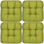 Beautissu 4er Set Sitzkissen 40x40 cm Lisa