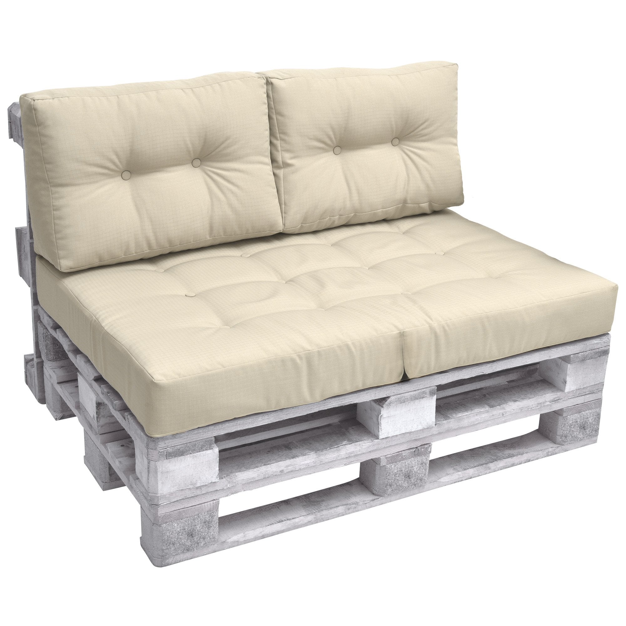 Beautissu Palettenkissen Outdoor Elements