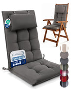 Beautissu 6er Set Premium Hochlehner Auflage Kopfpolster 120x50cm Sun-HL