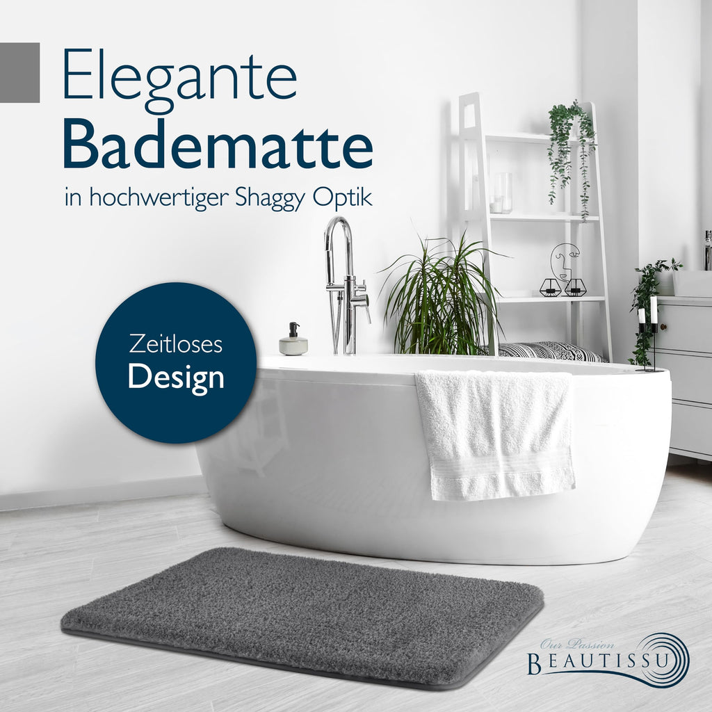 Beautissu Badematte rutschfest BeauMare FL