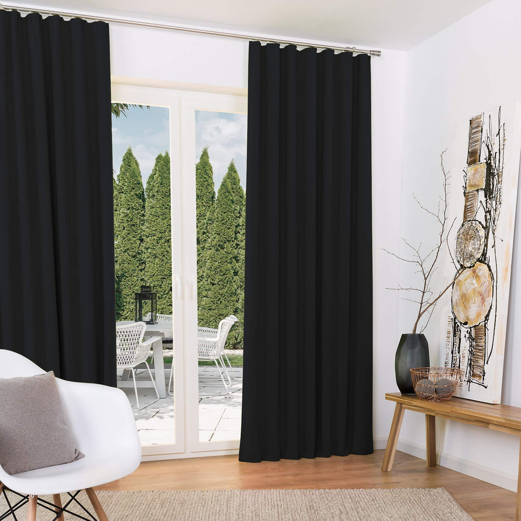 Beautissu 2er Set Blackout Vorhang Amelie BK