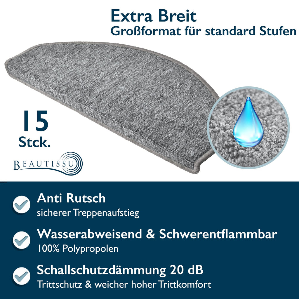 Beautissu XXL Treppenstufen Matten ProStair