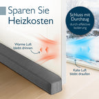 Beautissu Zugluftstopper für Türen & Fenster in div. Farben & Größen – Marin