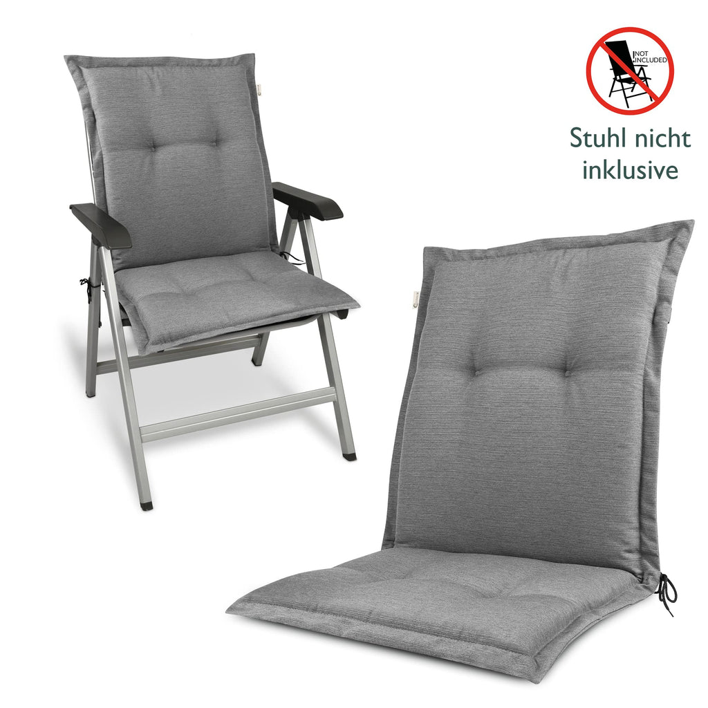 Beautissu Premium Gartenstuhlauflage Niedriglehner 105x50x7cm HighLux NL