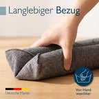 Beautissu Doppelter Zugluftstopper für Türen Größe verstellbar Innentür