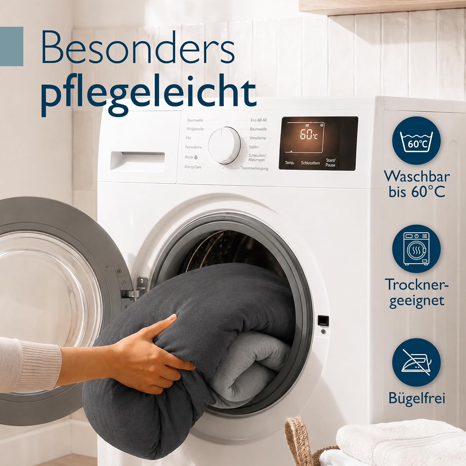 Beautissu Biber Bettwäsche 2tlg Winter Wendebettwäsche 100% Baumwolle