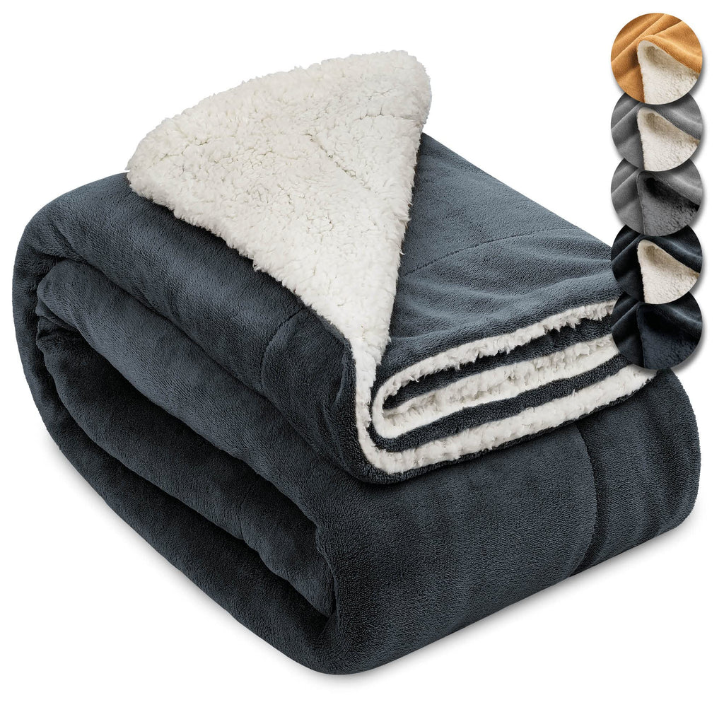Beautissu Sherpa Decke Alina