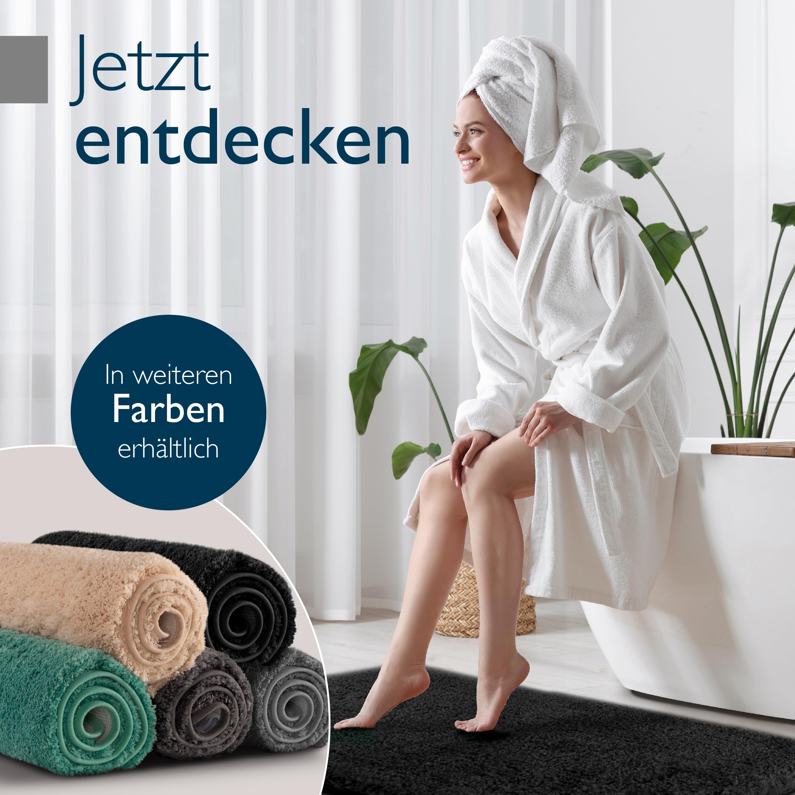 Beautissu Badematte rutschfest BeauMare FL
