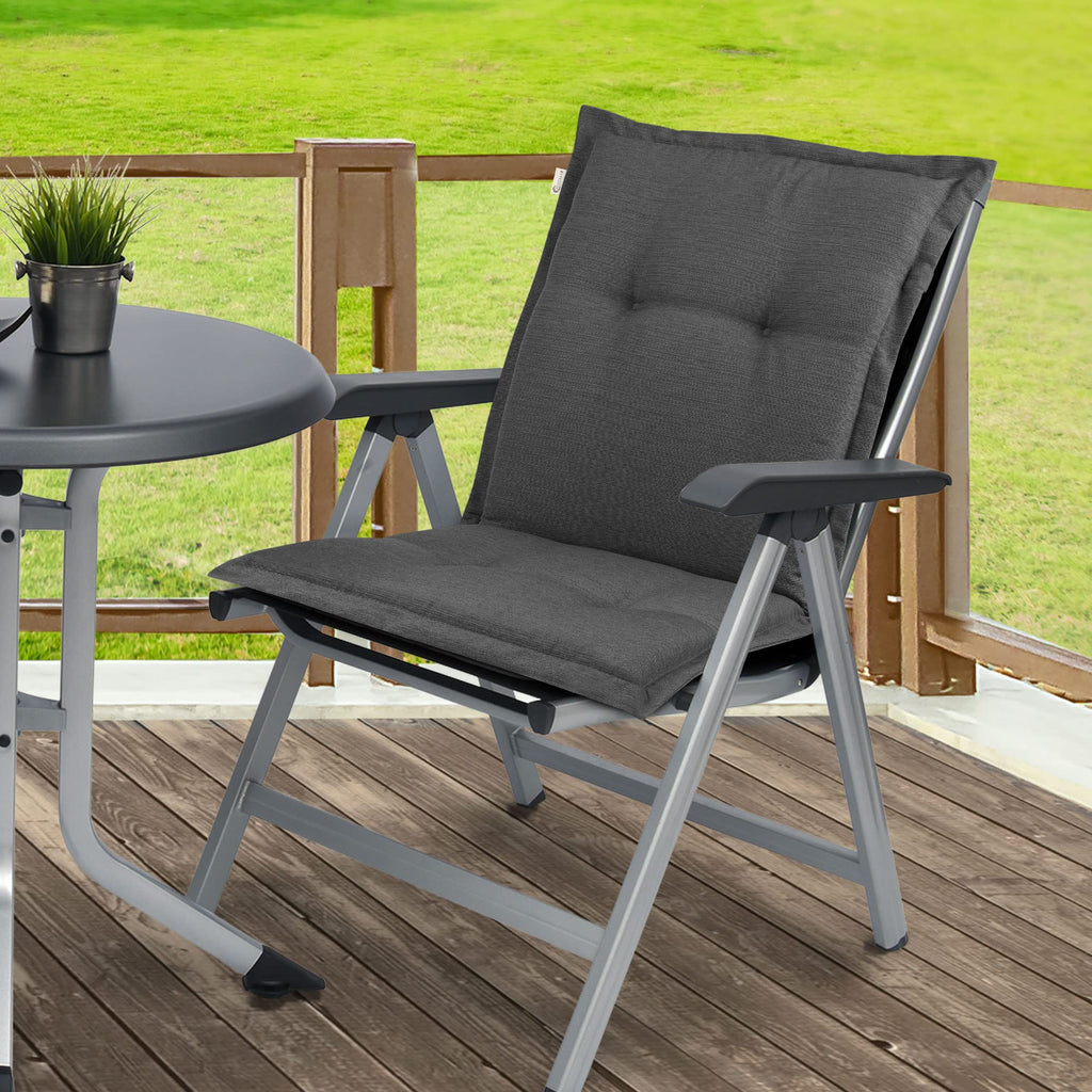 Beautissu Premium Gartenstuhlauflage Niedriglehner 105x50x7cm HighLux NL