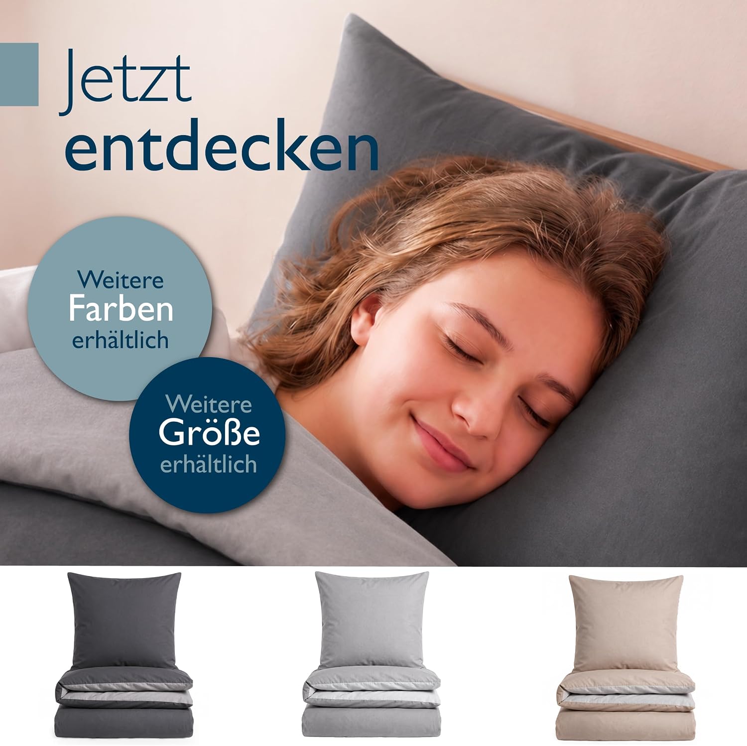 Beautissu Biber Bettwäsche 2tlg Winter Wendebettwäsche 100% Baumwolle