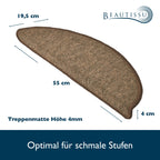 Beautissu XXL Treppenstufen Matten ProStair